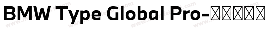 BMW Type Global Pro字体转换